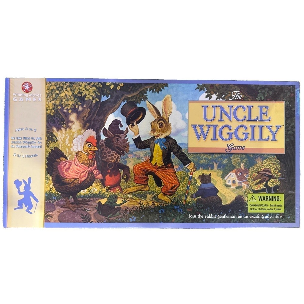 Vintage Uncle Wiggily Board Game 2003, NIB Milton Bradley Complete